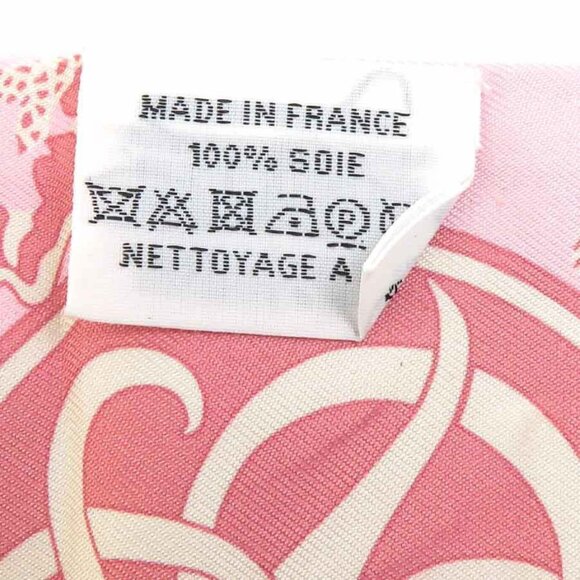 Auth HERMES Twilly Ribbon Scarf Pink/Multicolor Silk - Picture 10 of 12